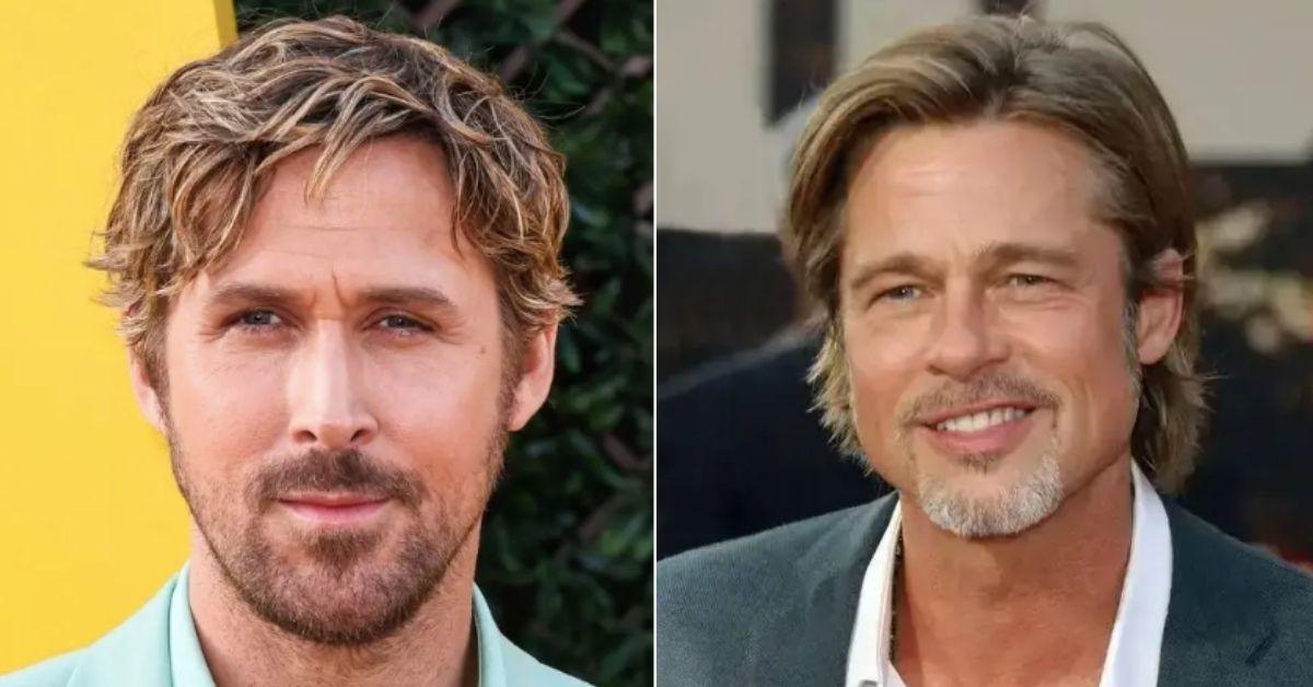 brad pitt and ryan gosling sharpening knives