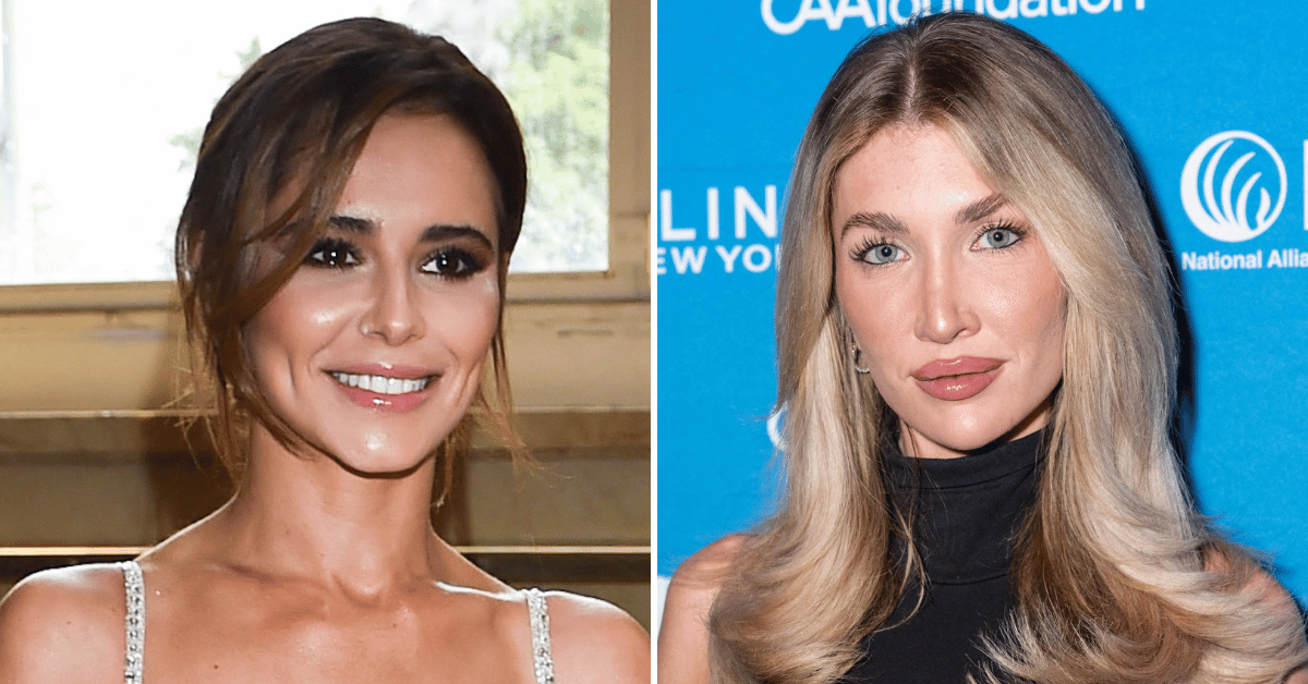 Split photo of Cheryl Cole, Kate Cassidy