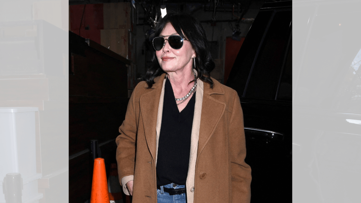 Shannen Doherty accused her ex of having an affair on her 'Let's Be Clear' podcast.