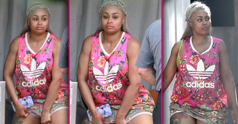 Blac Chyna pregnany short shorts tank top miami
