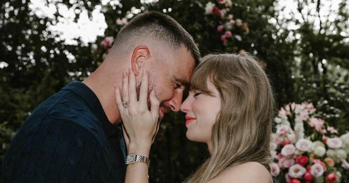 picture of Travis Kelce and taylor Swift