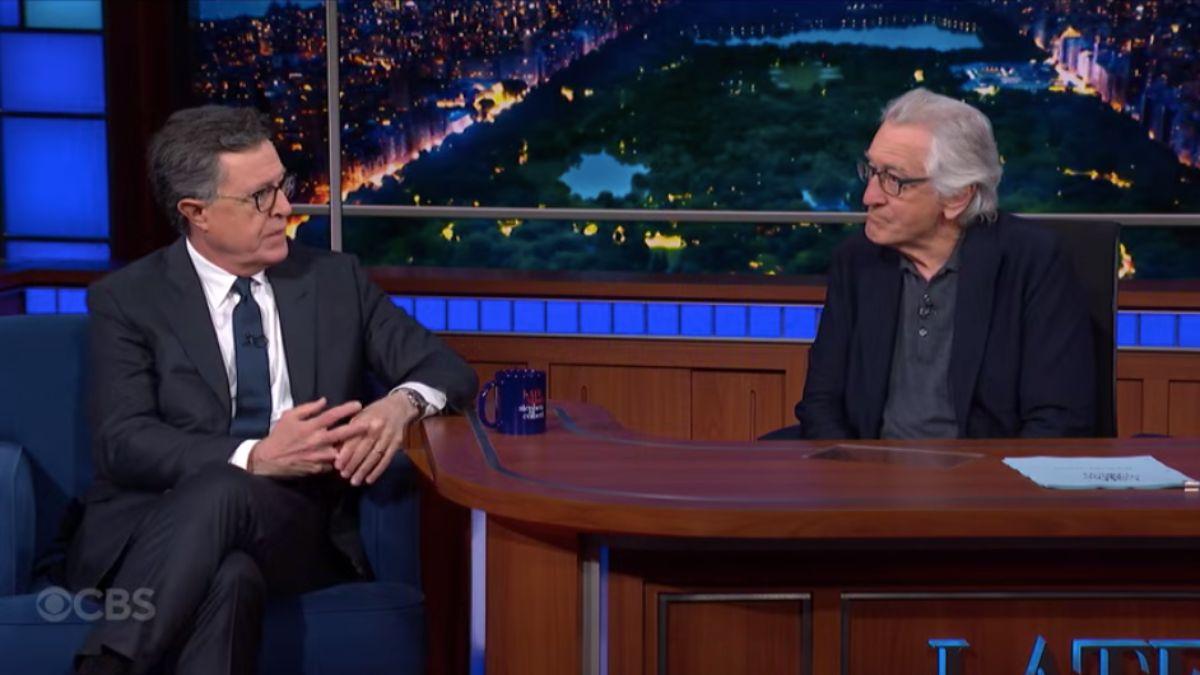 picture of Stephen Colbert and Robert De Niro