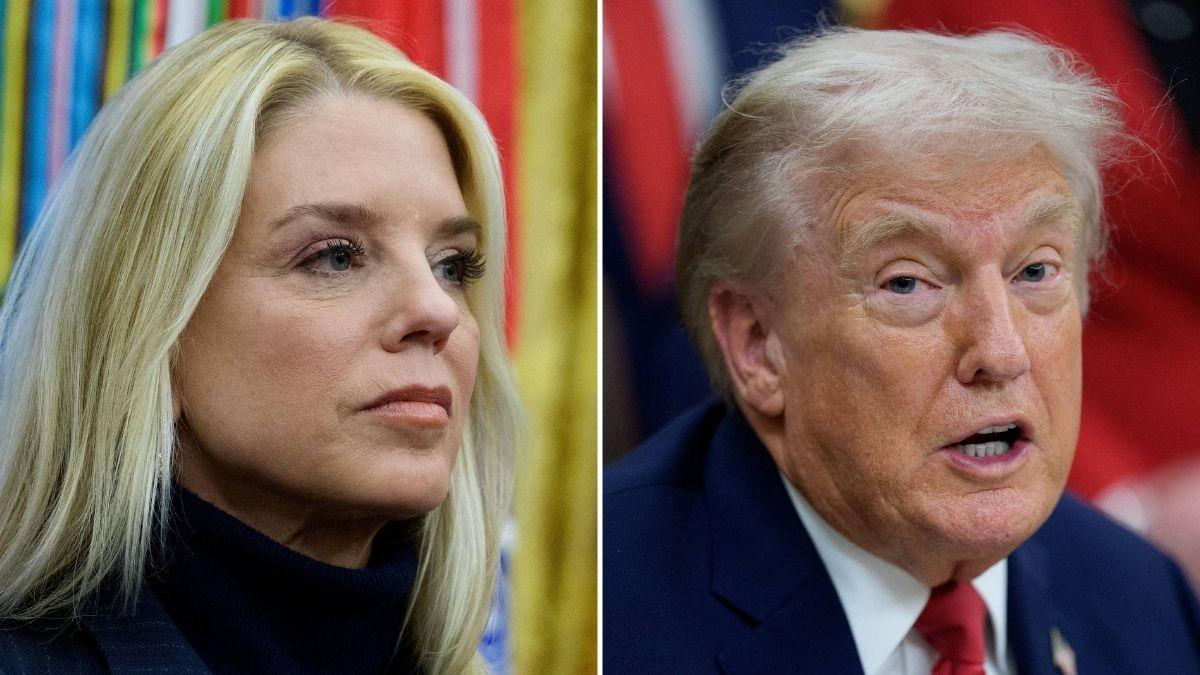 Composite photo of Pam Bondi and Donald Trump