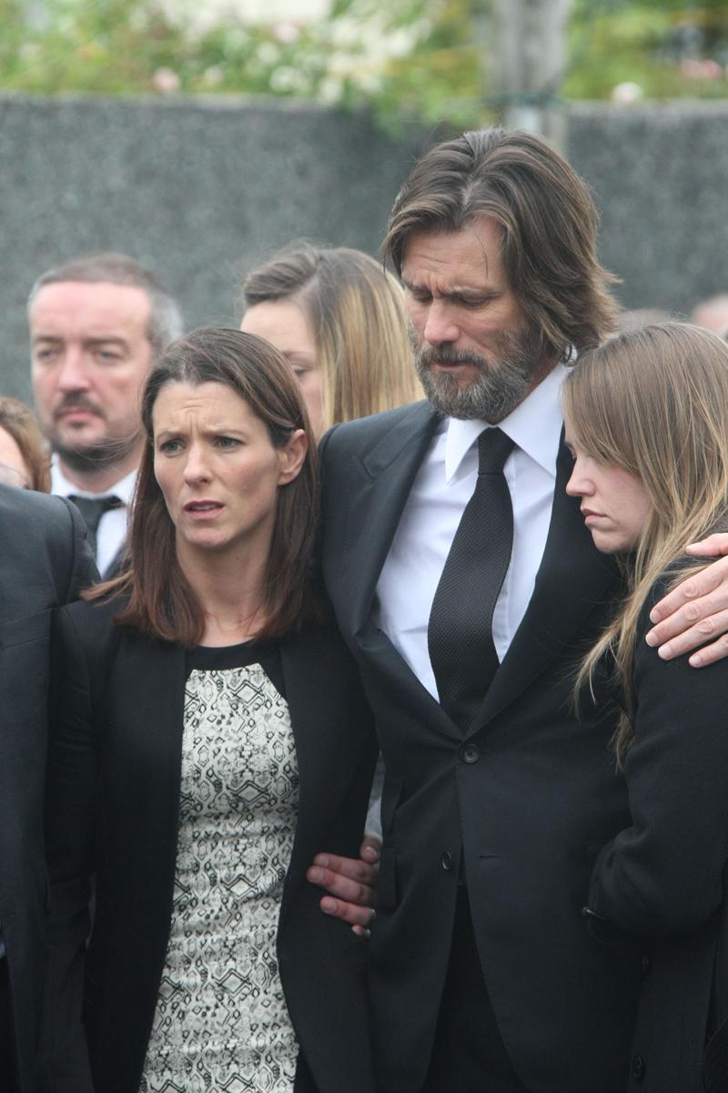 Jim Carrey Sued Wrongful Death Cathriona White Funeral