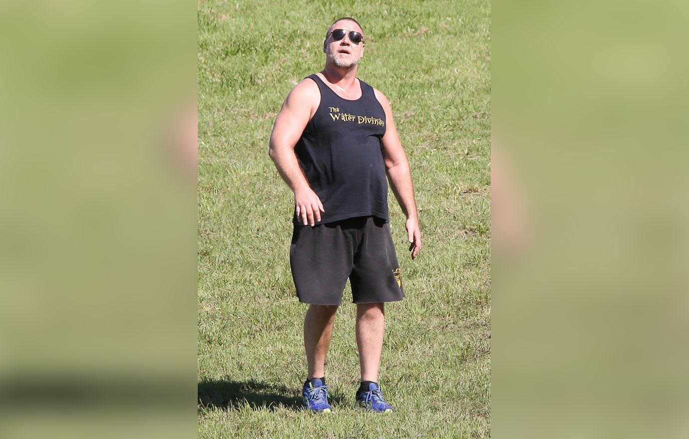 //russell crowe weight gain fat