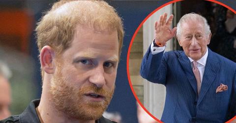 Photo of King Charles and Prince Harry