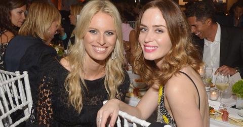 //Karolina Kurkova and Emily Blunt attend IWC Schaffhausen celebrates Timeless Portofino Gala Event during Art Basel Miami Beachd