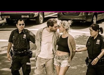 //mystery couple arrest kiss facebook