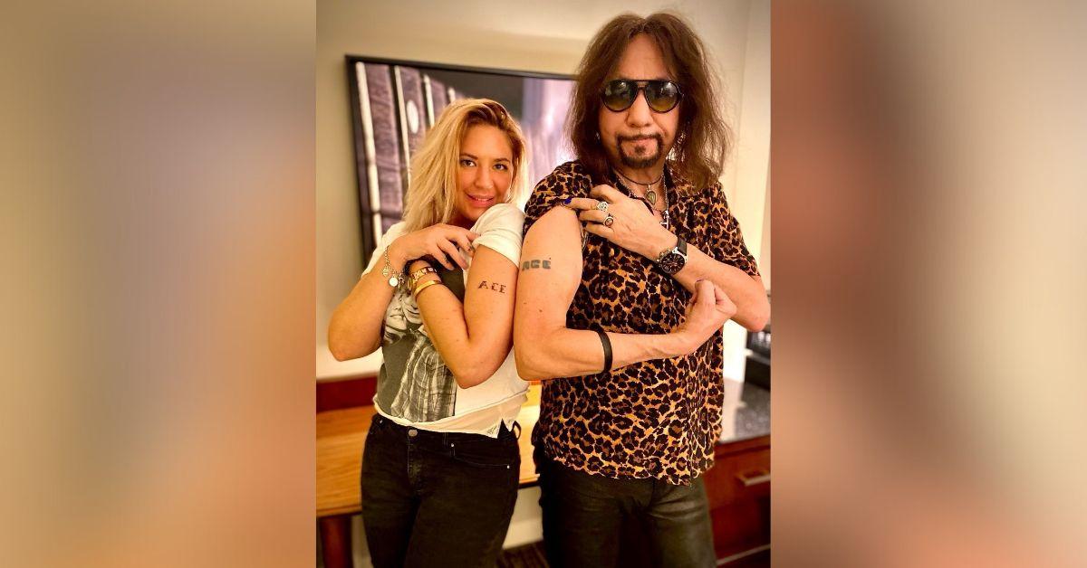 Ace Frehley uploaded a photo with his daughter a year before his death.