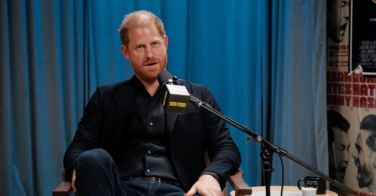 Photo of Prince Harry on Hasan Minhaj podcast