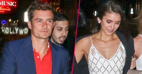 //orlando bloom katy perry breakup nina dobrev promise movie premiere PP