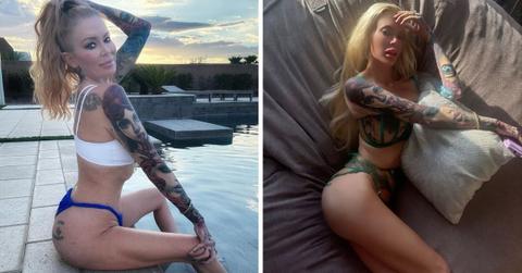 Split Photo of Jenna Jameson