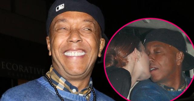 Russell Simmons Kisses Mystery Woman