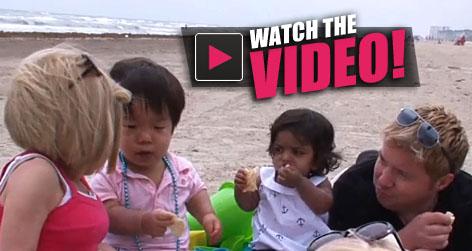 //little couple beach day