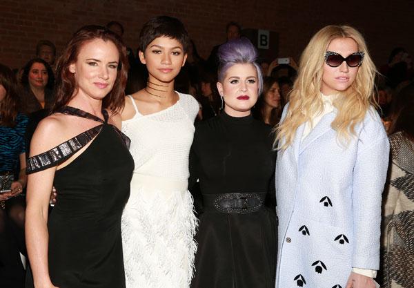 //Juliette Lewis Zendaya Coleman Kelly Osbourne