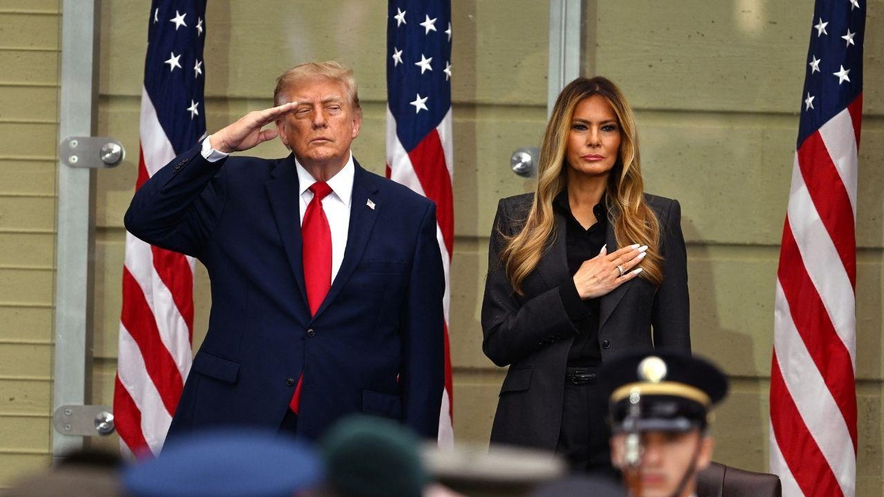 Photo of Donald Trump, Melania Trump
