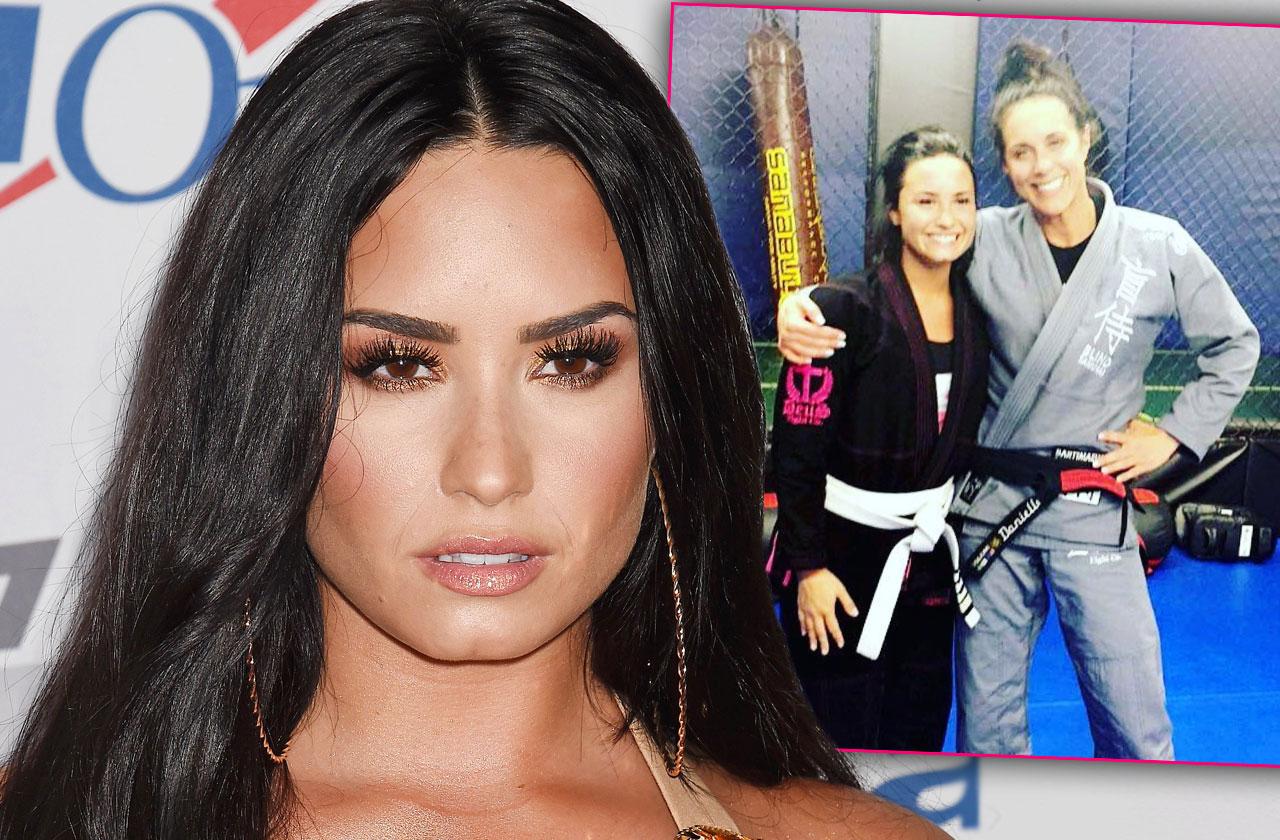 demi lovato dumps friend trainer