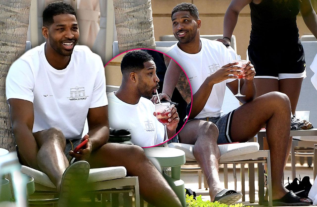 Tristan Thompson Has A Pool Party Amid Jordyn Woods' Cheating Scandal