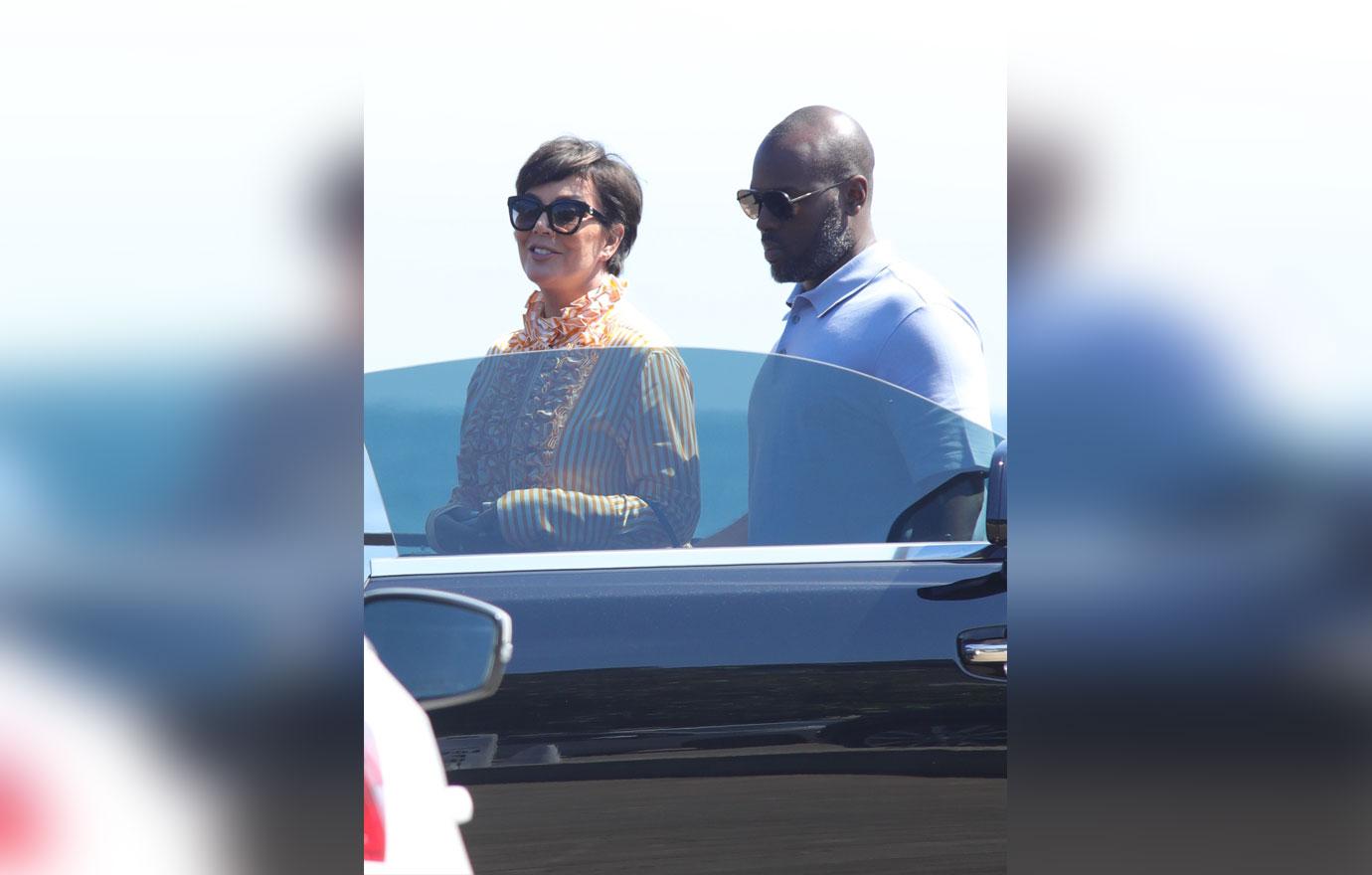 Kris Jenner Corey Gamble PDA Date