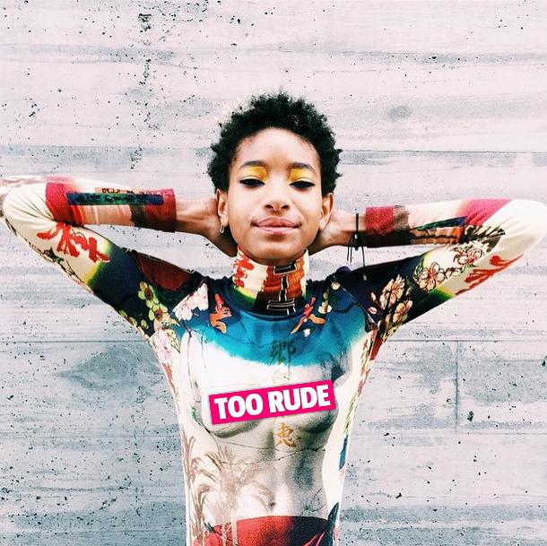 Not Again Willow Smith Flashes Nipples In Instagram Pic Months After Last Topless Photo Scandal 9210