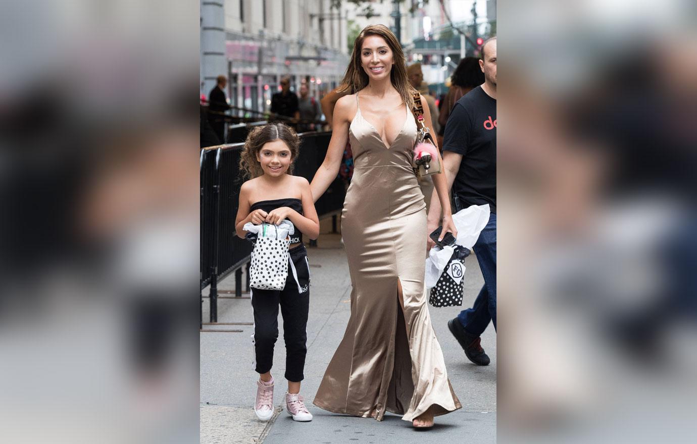 Farrah Abraham Watches Daughter Model At Fashion Show