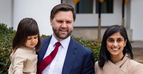 picture of JD vance, usha vance and mirabel vance