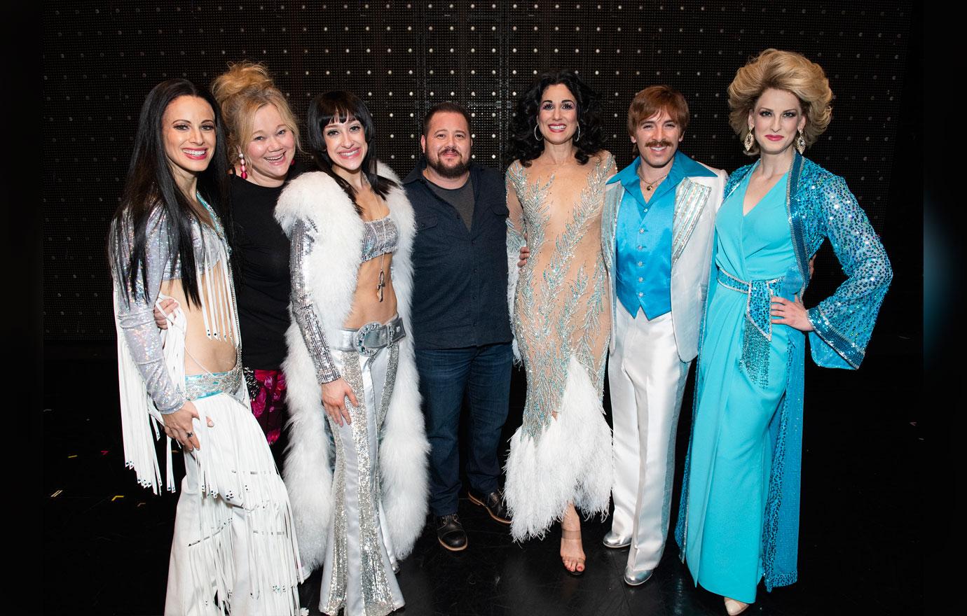 Chaz Bono Visits Backstage At Cher Show On Broadway