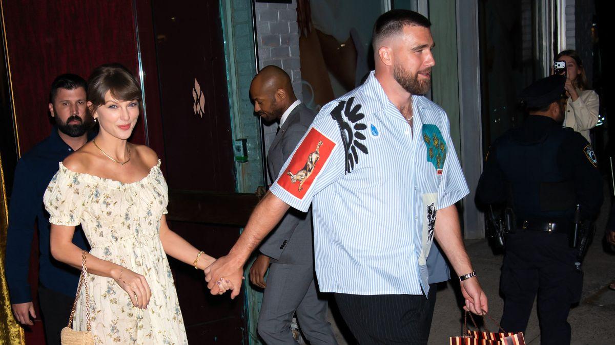 photo of Taylor Swift and Travis Kelce