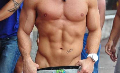 Mike 'The Situation' Sorrentino wears his shorts low in Miami