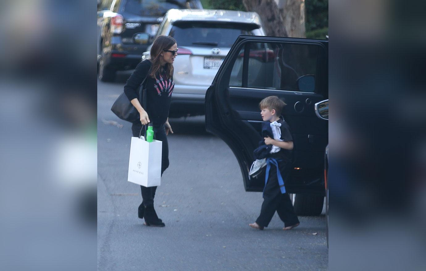 Jennifer Garner Takes Son Samuel To Karate