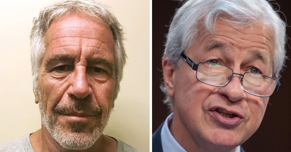 Photo of Jeffrey Epstein, Jamie Dimon