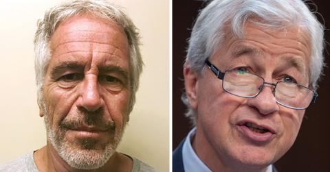Photo of Jeffrey Epstein, Jamie Dimon