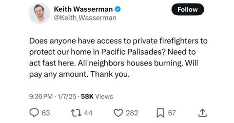 L.A.'s Elite Splashing Out $2,000-an-Hour on Private Firefighters