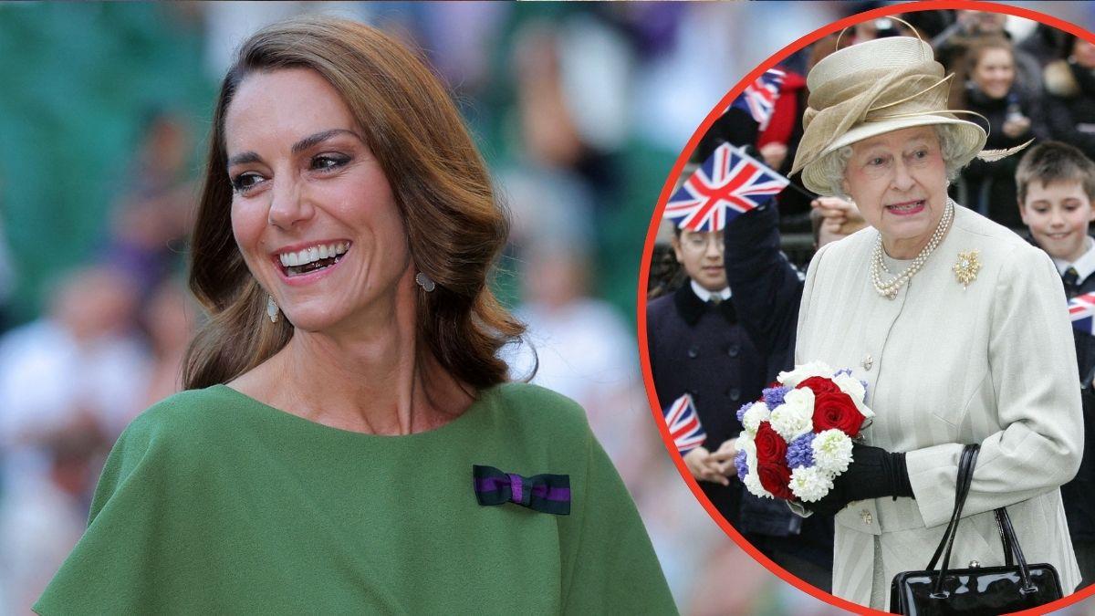 Photo of Princess Kate and Queen Elizabeth