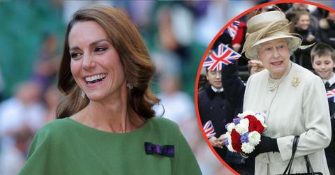 Photo of Princess Kate and Queen Elizabeth