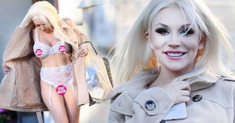 Courtney Stodden Goes Grocery Shopping In Lingerie