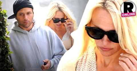 //pamela anderson rick solomon honeymoon stage over marriage says friend couple pp sl