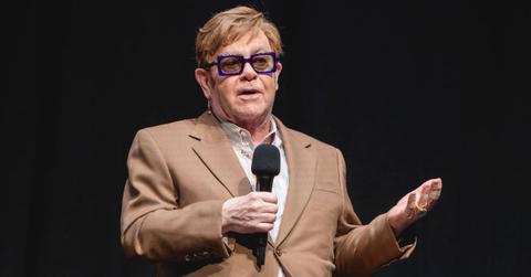 Composite picture of Elton John.