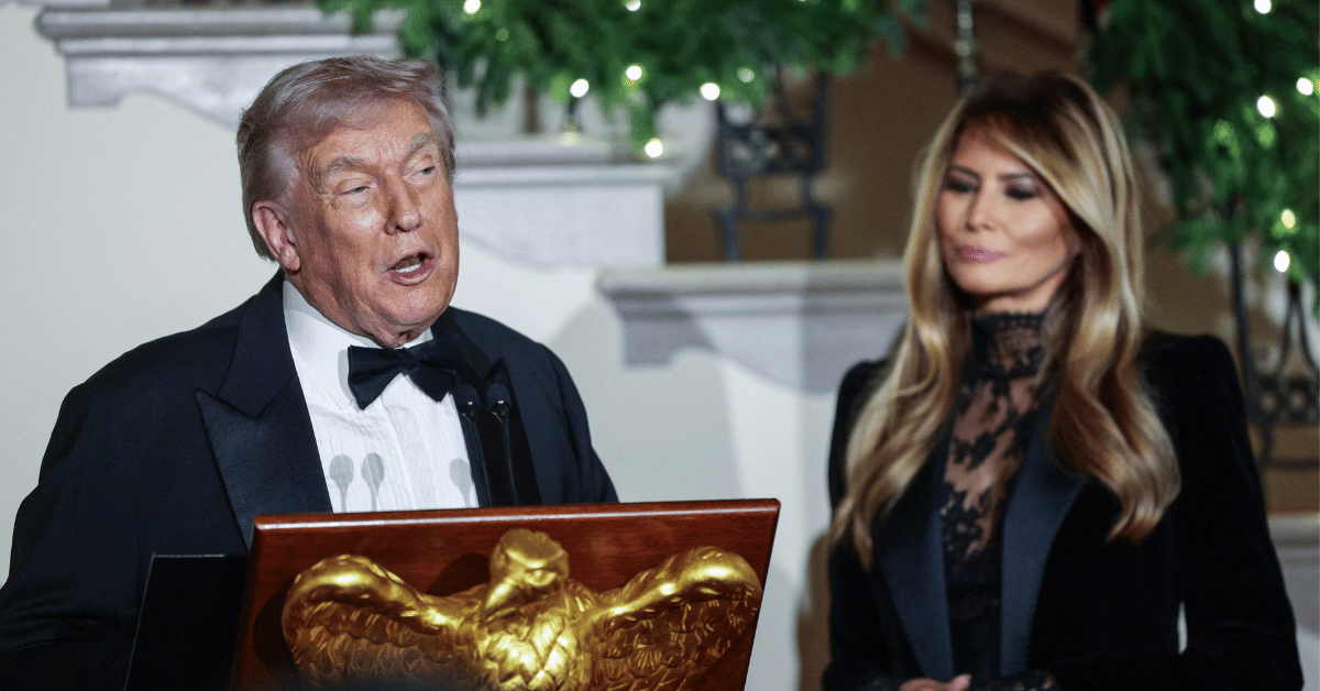 Photo of Donald and Melania Trump