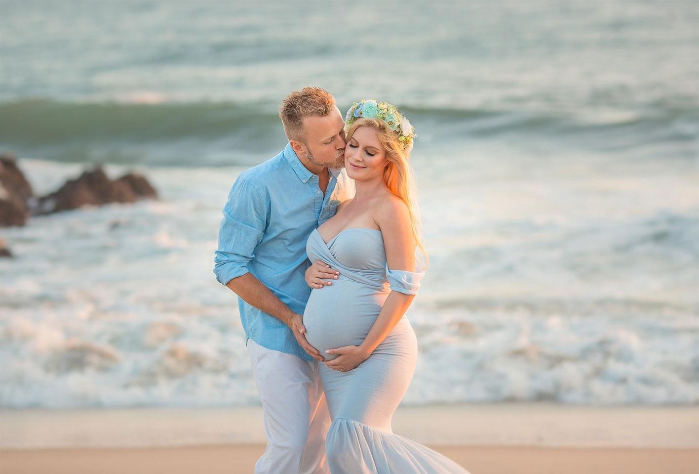 Spencer Pratt Heidi Montag baby bump photo shoot