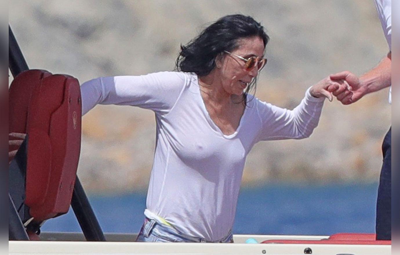 Cher Looks Fragile On Vacation In Ibiza