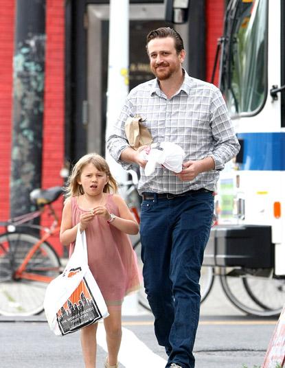 Jason Segal And Matilda Ledger Hang Out Together In Brooklyn