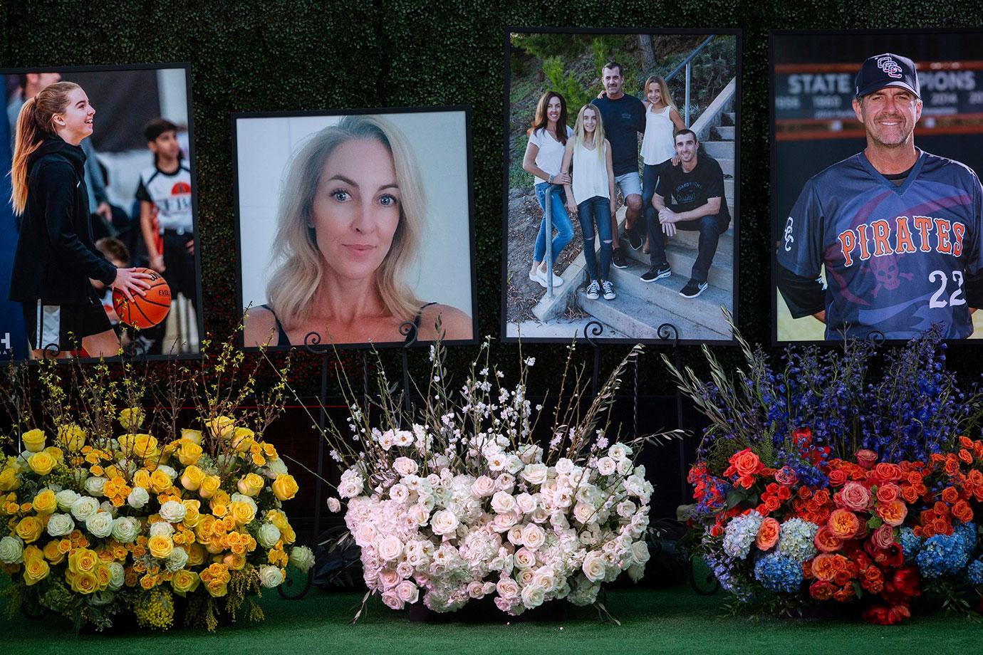 Heartbreaking Photos Memorial Held For Altobelli Family Killed In Kobe Bryant Helicopter Crash