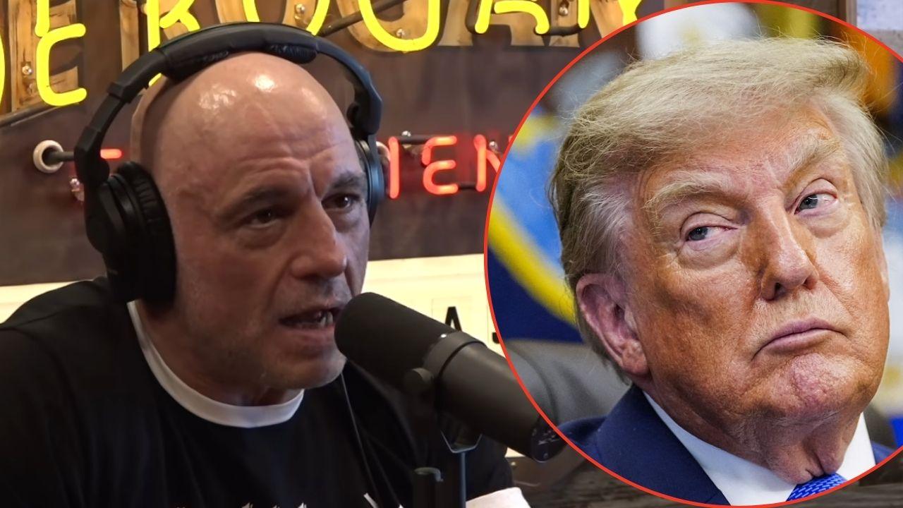 Photo of Joe Rogan, Donald Trump