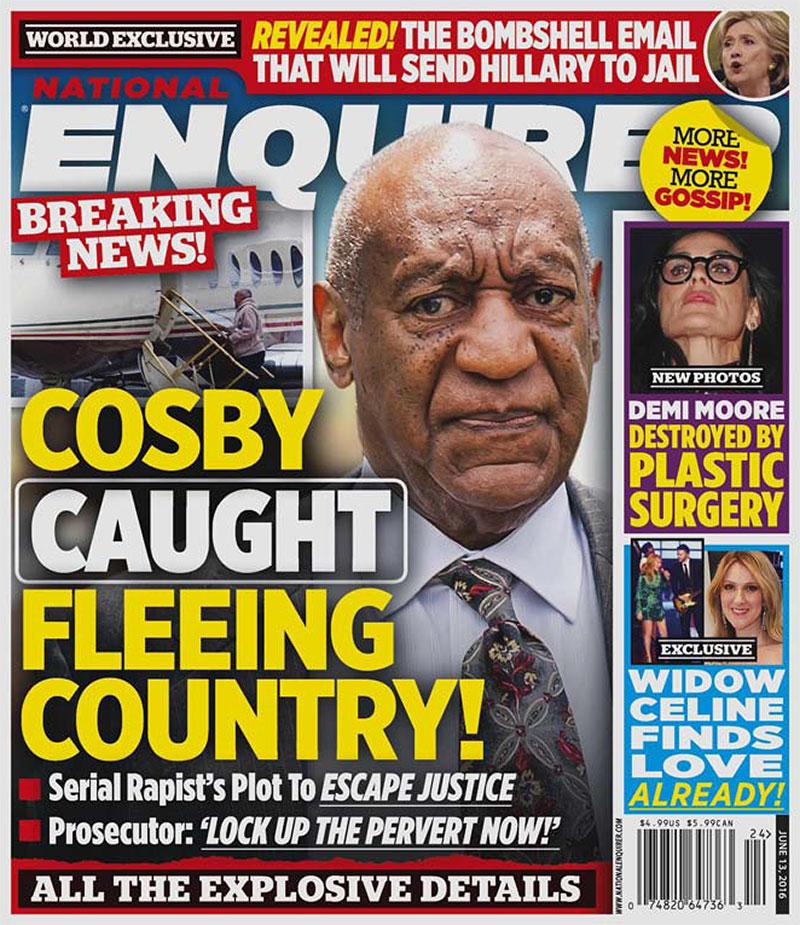 bill cosby fleeing country