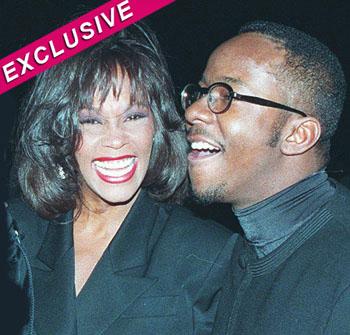//whitney houston pre nup bobby brown splash