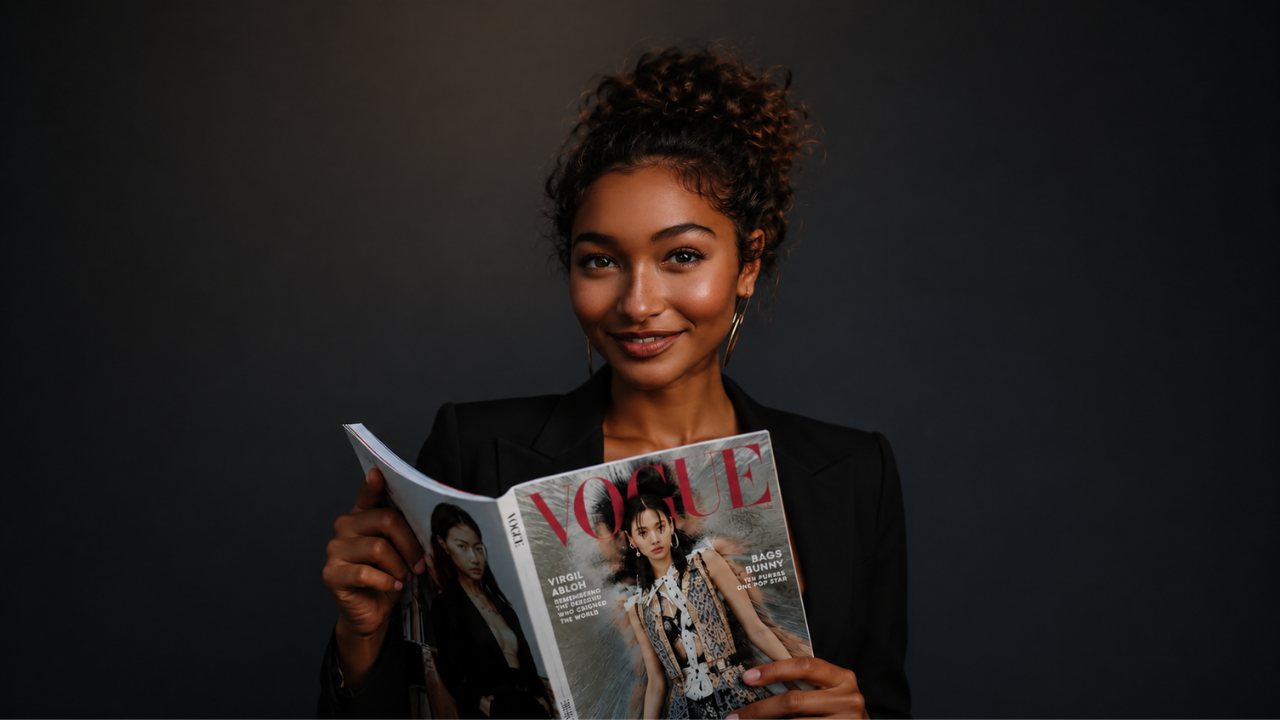baden bower guarantees vogue features in the year vogue cut itself to eight issues