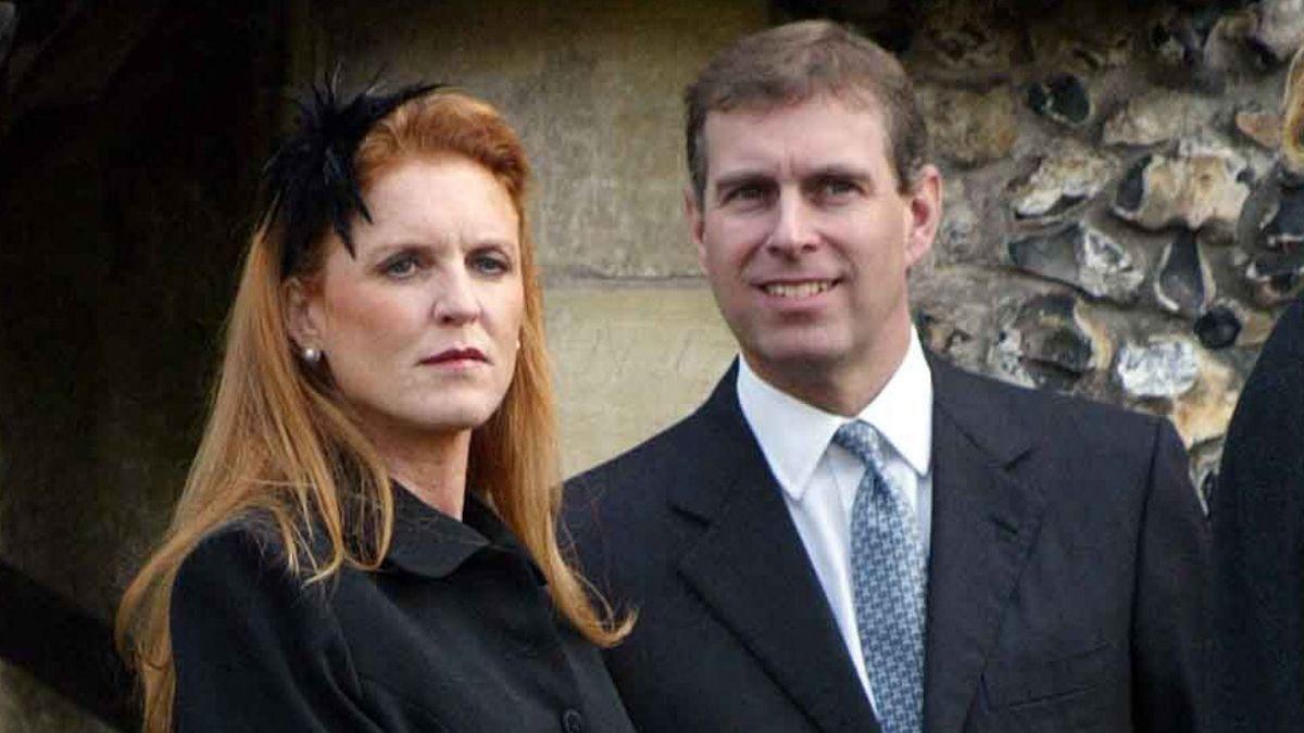 Photo of Andrew Windsor and Sarah Ferguson