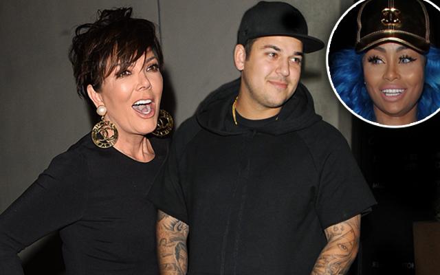 Kris Jenner Rob Kardashian Blac Chyna