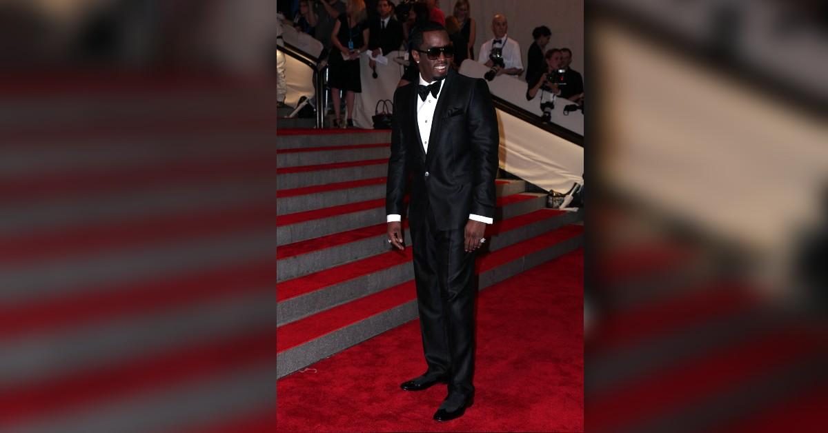 Diddy at 2010 Met Ball.